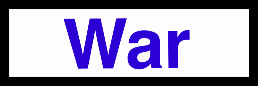 War Pesonalized movie poster