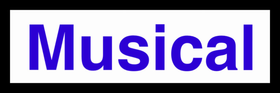 Musical personalized movie poster