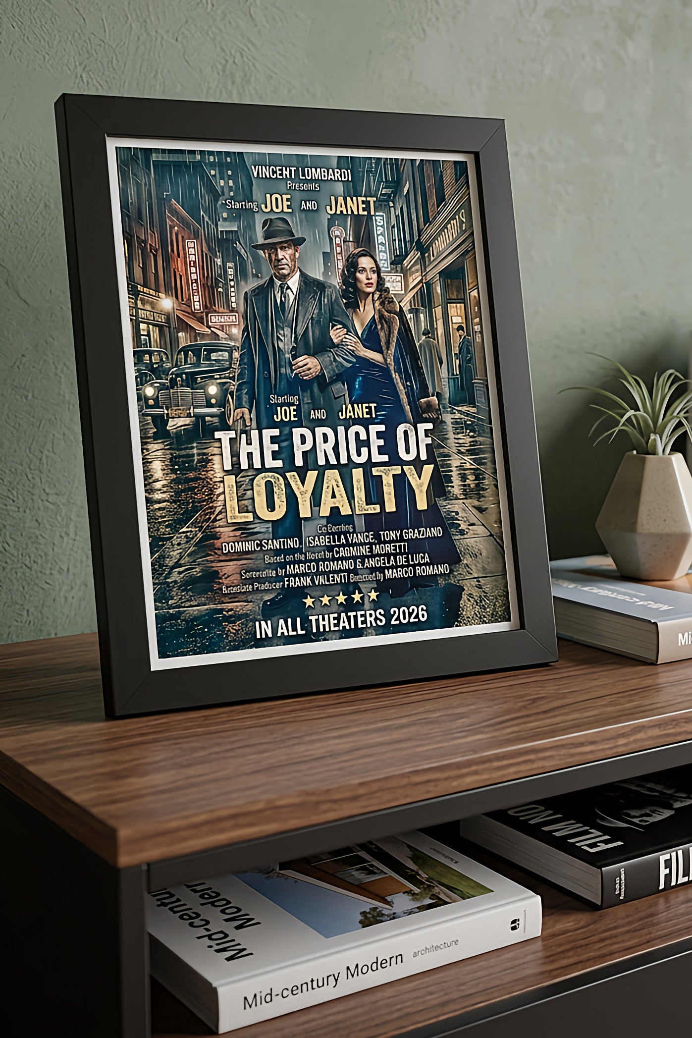 Mafia personalized movie poster
