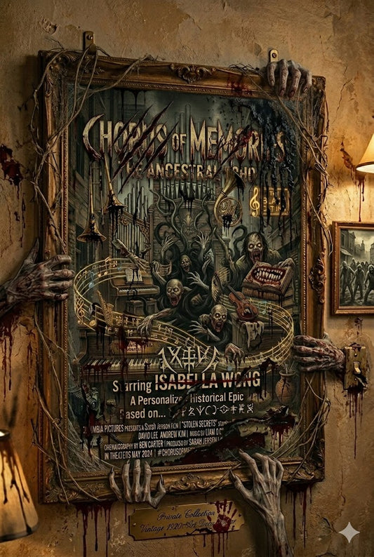 Horror personalized movie poster