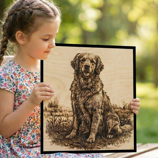 E. Size: 12 X 12"  Your memorable photo that you choose burnt into wood.