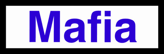 Mafia personalized movie poster