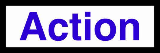 Action personalized movie poster