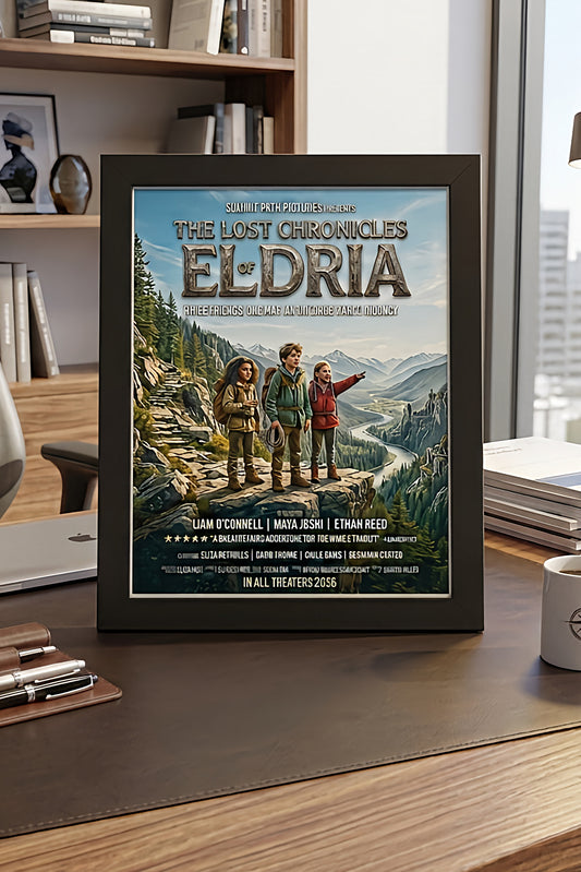 Adventure pesonalized movie poster