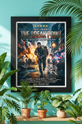 Personalized action movie poster featuring an intense scene from 'The Break Point' with vibrant colors and dramatic elements.