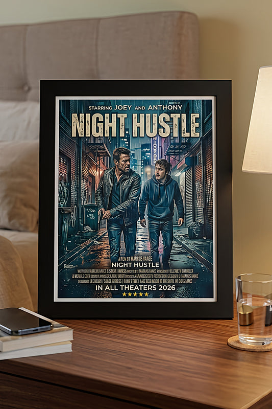 Crime personalized movie poster