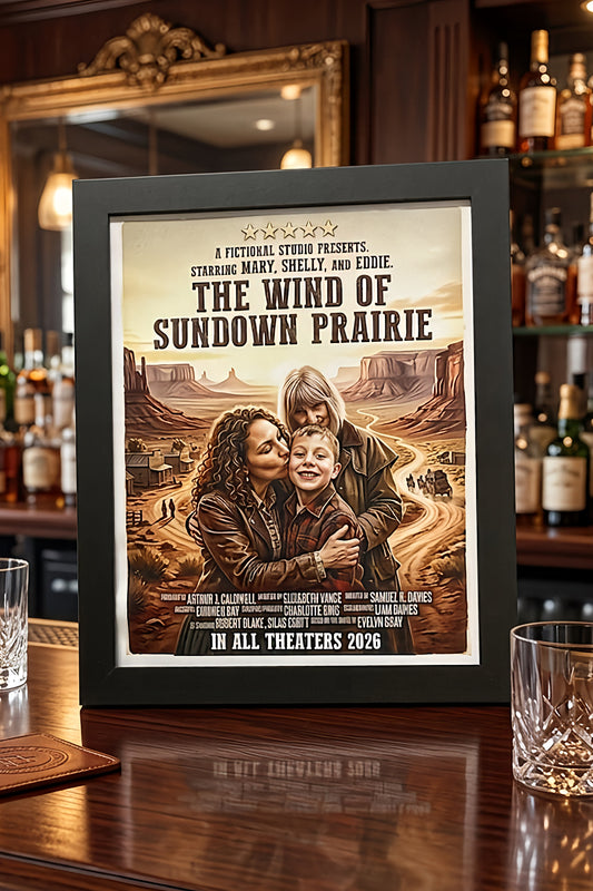 Western personalized movie poster