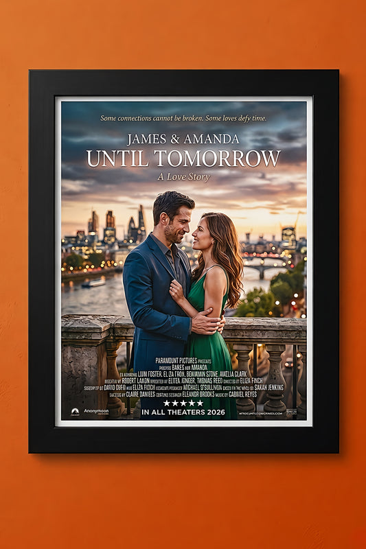 Romance personalized movie poster