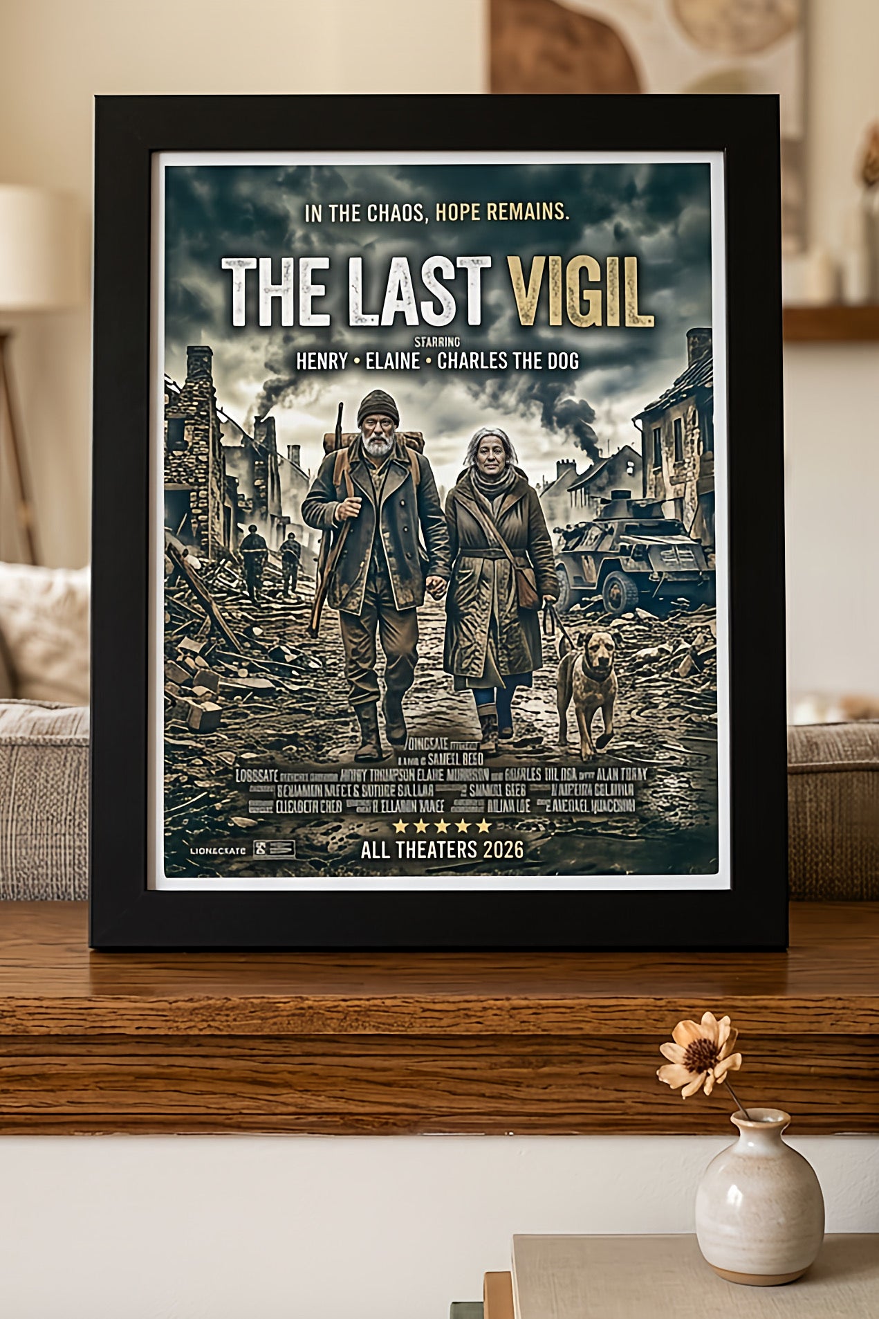 Personalized war movie poster