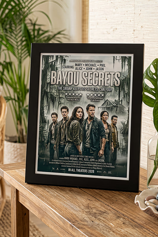 Thriller personalized movie poster