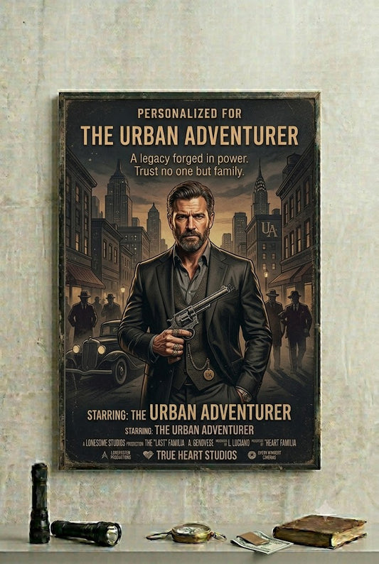 Gangster personalized movie poster