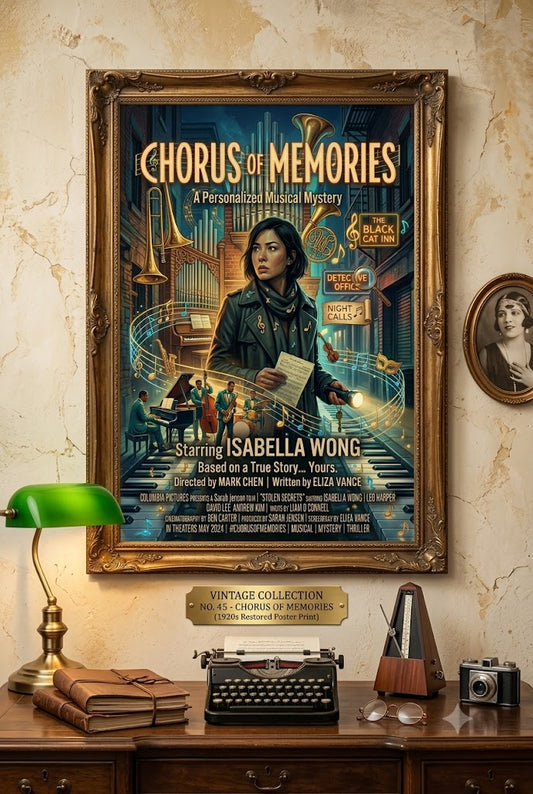 Mystery personalized movie poster